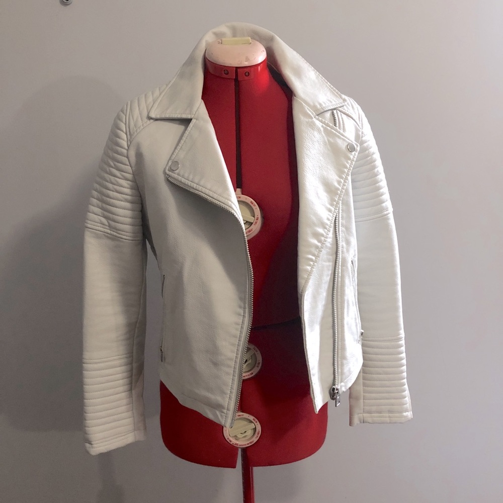 Top Shop vegan leather jacket